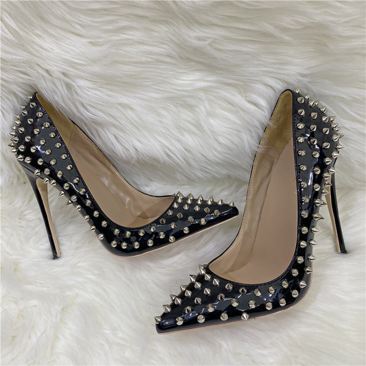 Spiky Queen Stiletto Pumps | Spiky Stiletto Shoes | TheNeutralCloset